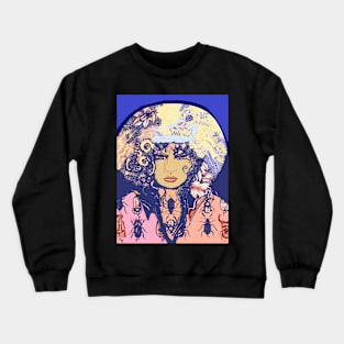 Hurdy-gurdy Girl with Beetles Crewneck Sweatshirt